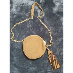 Steve Madden Tan Brown Circle Crossbody Purse/Bag